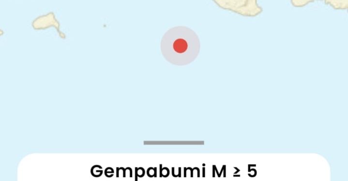 Gempa 6,5 Magnitudo Guncang Sumenep, BMKG Pastikan Tak Berpotensi Tsunami