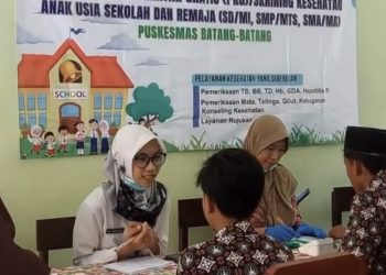 Dinkes P2KB Sumenep Apresiasi Kegiatan PKG Puskesmas Batang-Batang di Lingkungan Sekolah