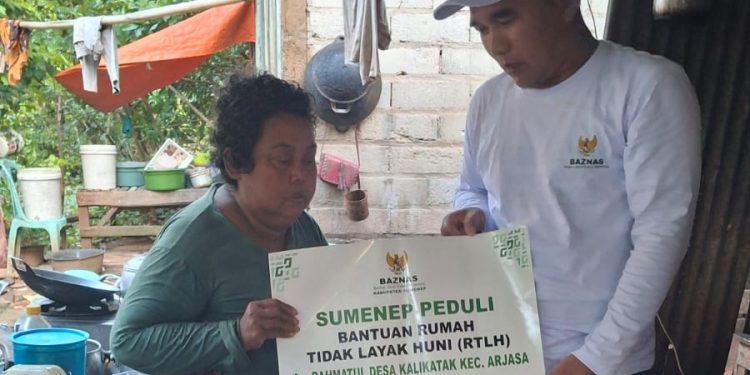 Terima Bantuan dari Baznas Sumenep, Mustahik asal Kepulauan: Terima Kasih Kepeduliannya